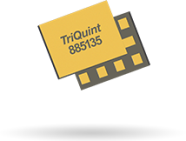 Qorvo 885135 2.4GHz BAW coexistence filter handles 28dBm power.