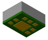 Akoustis AKF-1252 WiFi coexistence filter protects 5.2GHz U-NII 1 plus 2A bands from U-NII 2C and 3 band interference. 