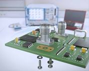 Rosenberger solderless PCB connectors for 70GHz test and measurement, mount with screws