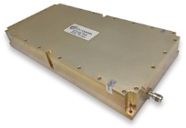 Aethercomm model number SSPA 0.020-1.000-350 operates 20 to 1000 MHz with 100 to 200 Watts linear output power and typical saturated power levels of 300-400 watts 