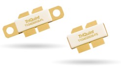 260W P3dB GaN transistors from TriQuint cover DC-3.5GHz. Flanged or earless Gemini package. T1G4020036-FL and T1G4020036-FS
