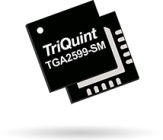 The TriQuint TGA2599-SM offers 2W of output power with >23dB of small signal gain.
