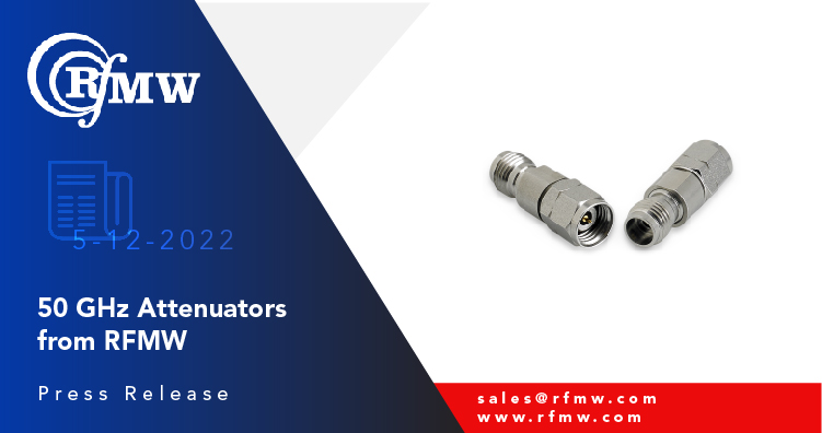 XMA Corps 8582-6150-xx series of 2-4mm 50 GHz Attenuators