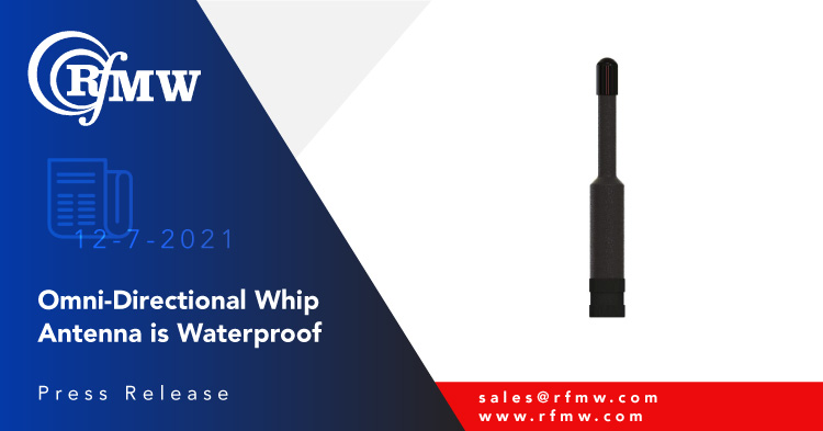 The Southwest Antennas’ 1000-048 monopole whip antenna covers military and federal law enforcement bands from 1.81 – 1.85 GHz with 0.8 dBi gain.