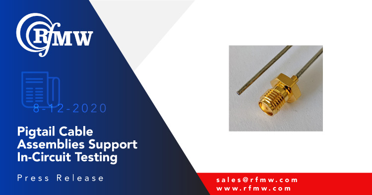 The P1dB P1CA-SAFPT-047SR-2-12G is a 2” long, 0.047 inch outer diameter, SMA terminated coaxial pigtail cable assemblie rated to 12 GHz 
